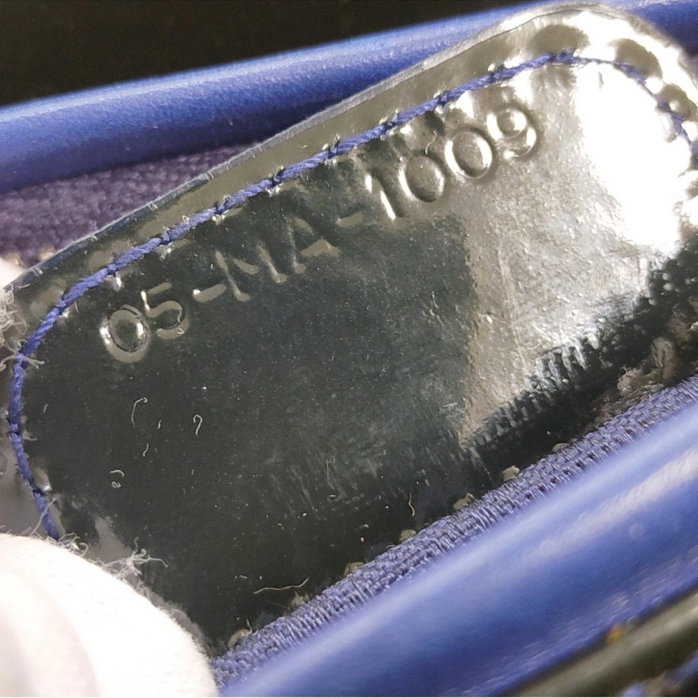 Christian Dior Hand Bag Navy Blue interior Patent black leather 3294702 - Picture 17 of 17